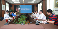 古少明主席、古樸副總裁一行赴廣東外語(yǔ)外貿(mào)大學(xué)洽談校企合作